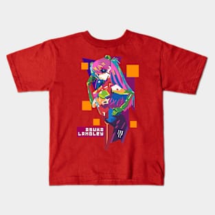 WPANIME - ASUKA LANGLEY Kids T-Shirt